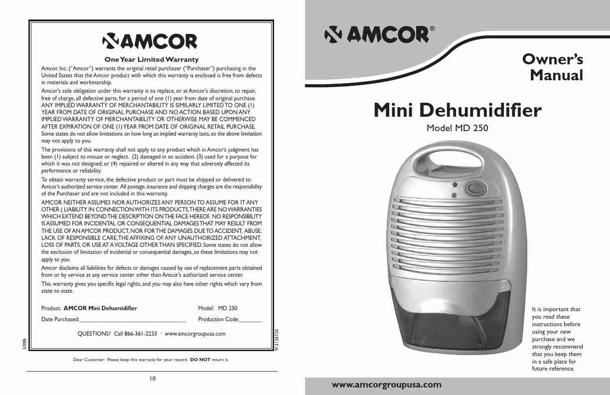 Amcor Dehumidifier MD250-page_pdf